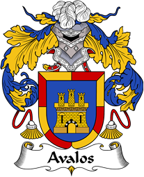 Portuguese Coat of Arms for Avalos