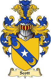 Scottish Family Coat of Arms (v.23) for Scott