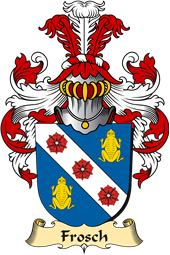 v.23 Coat of Family Arms from Germany for Frosch