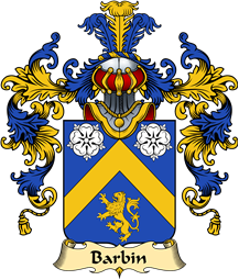 French Family Coat of Arms (v.25) Barbin