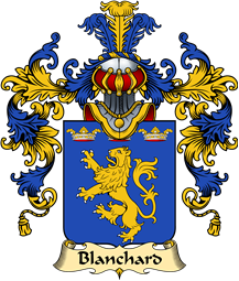 French Family Coat of Arms (v.25) Blanchard