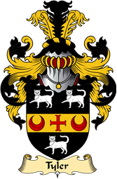 English Coat of Arms (v.23) for the family Tyler II