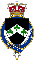 Families of Britain Coat of Arms Badge for: Davis (Ireland)