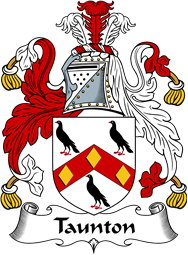 English Coat of Arms for the family Taunton