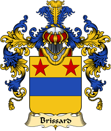 French Family Coat of Arms (v.25) Brissard
