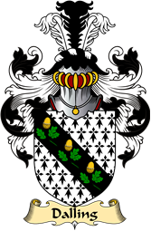 English Coat of Arms (v.23) for the family Dalling