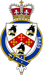 Families of Britain Coat of Arms Badge for: Bass (England)