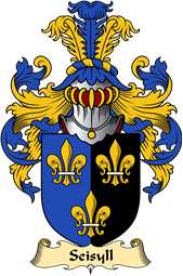 Welsh Family Coat of Arms (v.23) for Seisyll (AP DYFNWAL)