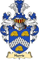 English Coat of Arms (v.23) for the family Harris II