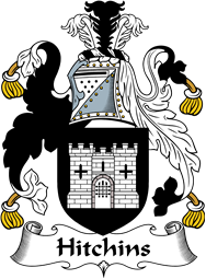 English Coat of Arms for the family Hitchins