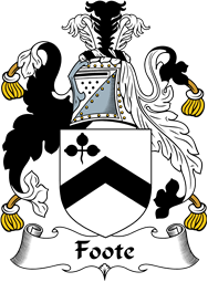 English Coat of Arms for the family Foote