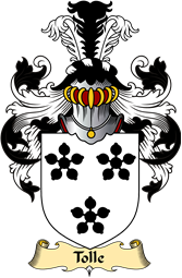 English Coat of Arms (v.23) for the family Toll or Tolle