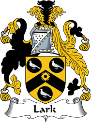 English Coat of Arms for the family Lark