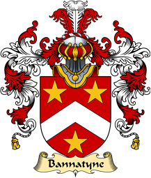Scottish Family Coat of Arms (v.25) Bannatyne