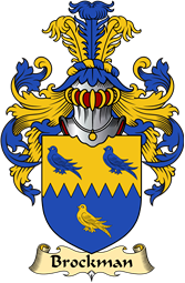 English Coat of Arms (v.23) for the family Brockman