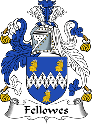 English Coat of Arms for the family Fellowes