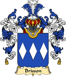 French Family Coat of Arms (v.25) Brisson