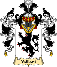 French Family Coat of Arms (v.25) Vaillant