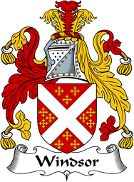 English Coat of Arms for the family Windsor