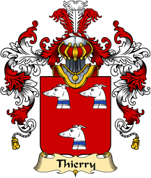 French Family Coat of Arms (v.25) Thierry