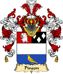 French Family Coat of Arms (v.25) Pinson