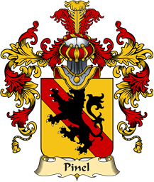 French Family Coat of Arms (v.25) Pinel