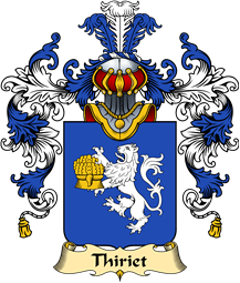 French Family Coat of Arms (v.25) Thiriet