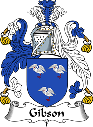 English Coat of Arms for the family Gibson