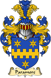 English Coat of Arms (v.23) for the family Paramour or Paramore