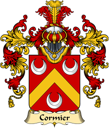 French Family Coat of Arms (v.25) Cormier
