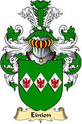 Welsh Family Coat of Arms (v.23) for Einion (AP CARADOG)