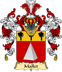 French Family Coat of Arms (v.25) Mallet