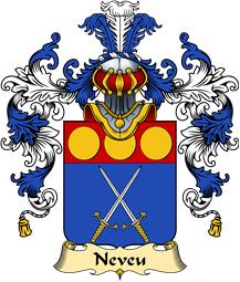 French Family Coat of Arms (v.25) Neveu