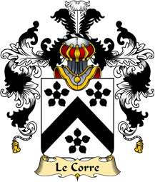 French Family Coat of Arms (v.25) Corre (le)