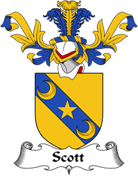 Coat of Arms from Scotland for Scott