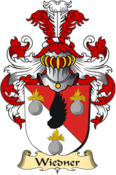 v.23 Coat of Family Arms from Germany for Wiedner