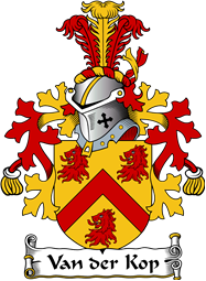 Dutch Coat of Arms for Van der Kop