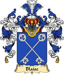 French Family Coat of Arms (v.25) Blaise