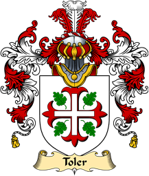 Irish Family Coat of Arms (v.25a) Toler or Toller
