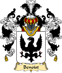 French Family Coat of Arms (v.25) Benoist