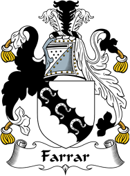 English Coat of Arms for the family Farrar or Ferror