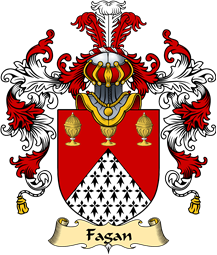 Irish Family Coat of Arms (v.25a) Fagan