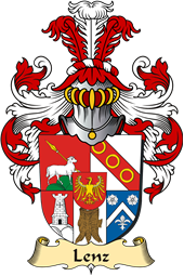 v.23 Coat of Family Arms from Germany for Lenz