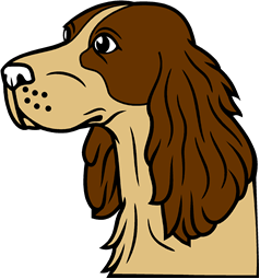 Spaniel Head Couped