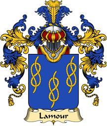 French Family Coat of Arms (v.25) Lamour