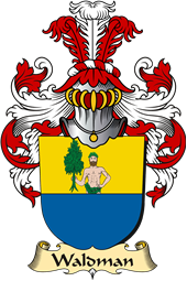 v.23 Coat of Family Arms from Germany for Waldman