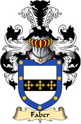 English Coat of Arms (v.23) for the family Faber