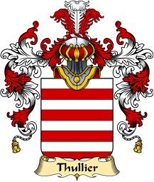 French Family Coat of Arms (v.25) Thullier