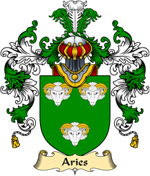 Irish Family Coat of Arms (v.25a) Aries