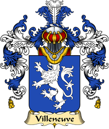 French Family Coat of Arms (v.25) Villeneuve II